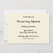 Retro Verjaardagsmeisje Cake Kat Kinderen Kunstwer Kaart (Achterkant)