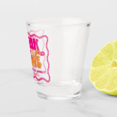 Retro Verliefd Verlofte Weekend Shot Glas (Rechts)