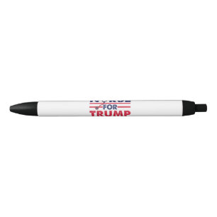 Retro Verpleegkundigen Voor Trump 2024 Amerika Ste Zwarte Inkt Pen