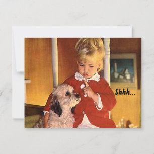 Retro verrassingspartij voor elke uitnodiging tot