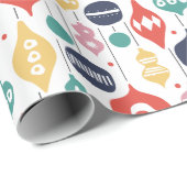 Retro-versieringen Cadeaupapier (Rol Hoek)