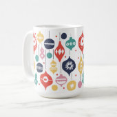 Retro-versieringen Koffiemok (Voorkant links)