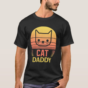 Retro versleten Cat Daddy vintage jaren tachtig st T-shirt