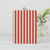 Retro  verticale PopCorn Klassieke Stripes (Staand voorkant)