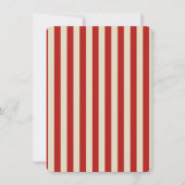 Retro  verticale PopCorn Klassieke Stripes (Voorkant)
