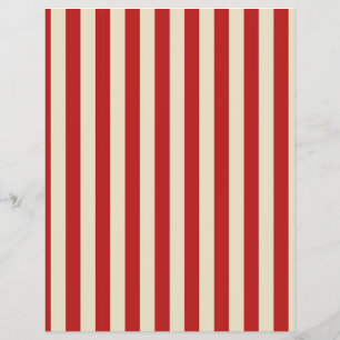 Retro verticale PopCorn Klassieke Stripes Flyer