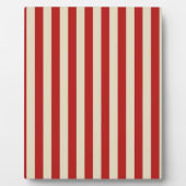 Retro  verticale PopCorn Klassieke Stripes Fotoplaat (Voorkant)