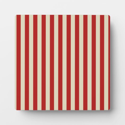 Retro  verticale PopCorn Klassieke Stripes Fotoplaat (Voorkant)