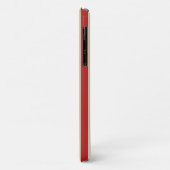 Retro  verticale strepen in rood Case-Mate iPhone case (Achterkant/links)
