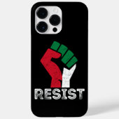 Retro  Verzet tegen Palestijnse vuistvlag Vrijheid Case-Mate iPhone Case (Achterkant)