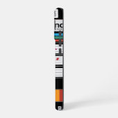 Retro VHS-filmontwerp iPhone 16 Hoesje (Linkerkant)