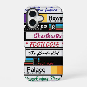 Retro VHS-filmontwerp iPhone 16 Hoesje