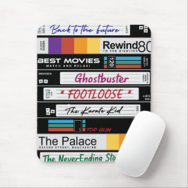 Retro VHS-filmontwerp Muismat