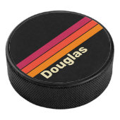 Retro VHS Strepen met Naam Hockey Puck (3/4)