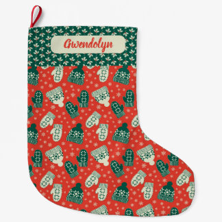 Retro Vibe Petten & wanten Kerstkous Grote Kerstsok