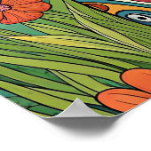 Retro Vibe Road Trip Poster (Hoek)