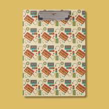 Retro Vibes - 1980s Cassettebandjes Pattern