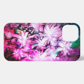 Retro Vibes Abstracte Fluid Art iPhone Hoesje (Achterkant horizontaal)