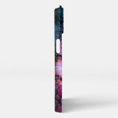 Retro Vibes Abstracte Fluid Art iPhone Hoesje (Rechterkant)