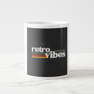 retro vibes extra grote beker