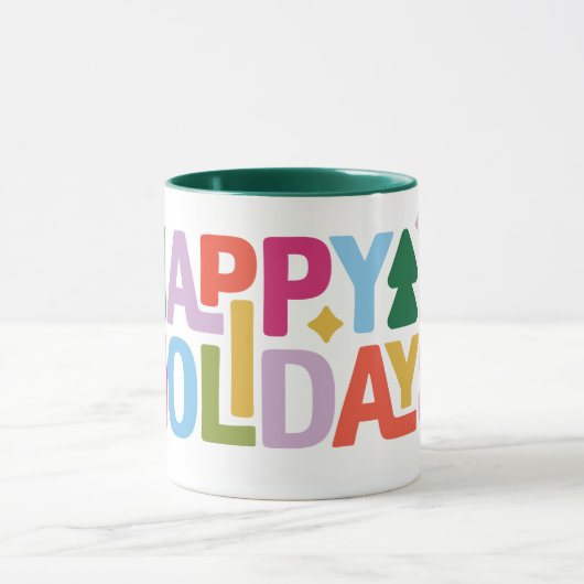 Retro Vibes Holiday Mug (Centre)