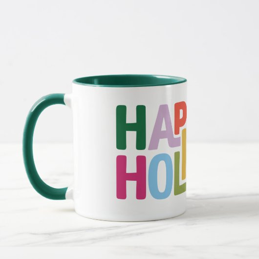 Retro Vibes Holiday Mug (Gauche)