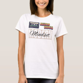 Retro Vibes Modern Mindset Inspirerend esthetiek T-shirt