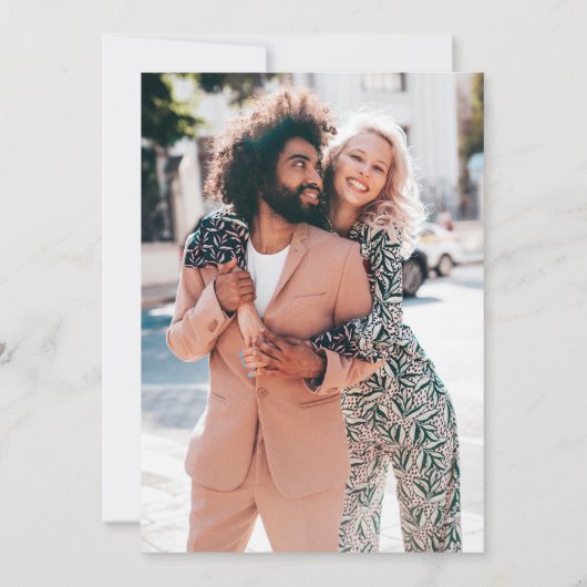 Retro Vibes Save The Date (Achterkant)