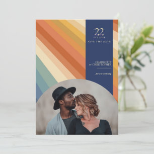 Retro Vibes Save The Date