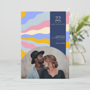 Retro Vibes Save The Date