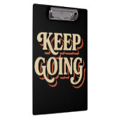 Retro Vibes -  typografie kunst Klembord (Rechts)