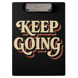 Retro Vibes -  typografie kunst Klembord