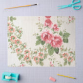  Retro Victoriaans Rozen uit de middeleeuwse eeuw Tissuepapier (Craft)