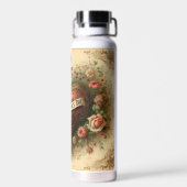 /retro/Victoriaans Valentijnsdag hart Waterfles (Achterkant)