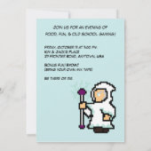 Retro Video Game Party uitnodiging (Achterkant)