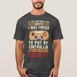 Retro Video games Gaming controller gamer T-shirt
