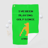 Retro Vidéo Golf Serviette de jeu (En situation)