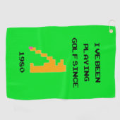Retro Vidéo Golf Serviette de jeu (Horizontal)