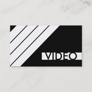 retro VIDEO Visitekaartje
