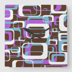 Retro Vierkante Klok