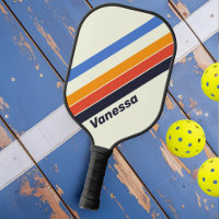 Retro vijf gestreept met naam