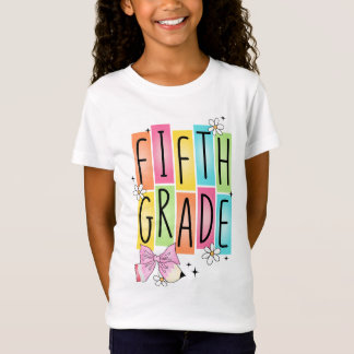 Retro vijfde klas t-shirt