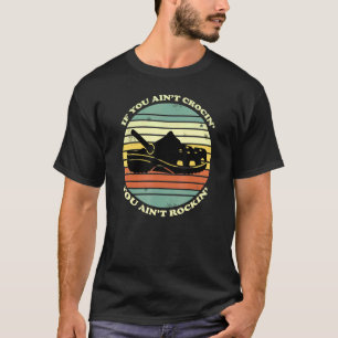 Retro Vinatage Als u Crocin schildert, schildert u T-shirt