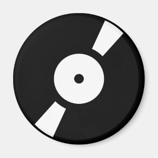 retro vinly record magneet