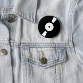 retro vinly record ronde button 5,7 cm (In situ)