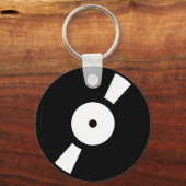 retro vinly record sleutelhanger (Voorkant)