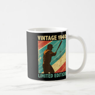 Retro Vintage 1940 Baseball Lover Limited Edition Koffiemok