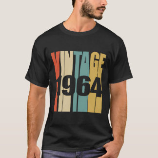 Retro Vintage 1964 Trui 56 Jaren Oud Verjaardag 56 T-shirt