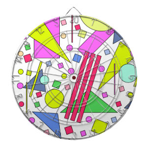 Retro Vintage 80s and 90s Style Dartbord