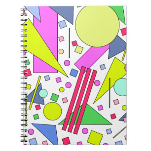 Retro Vintage 80s and 90s Style Notitieboek